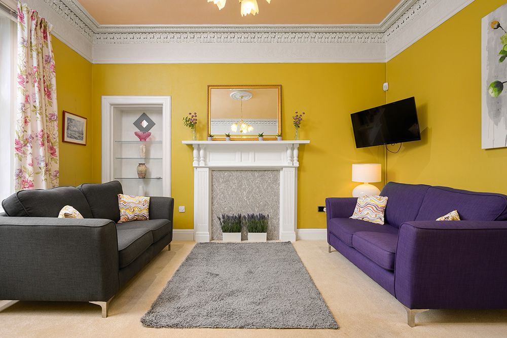 Living area of large detached cottage for sale. West lothian estate agent.