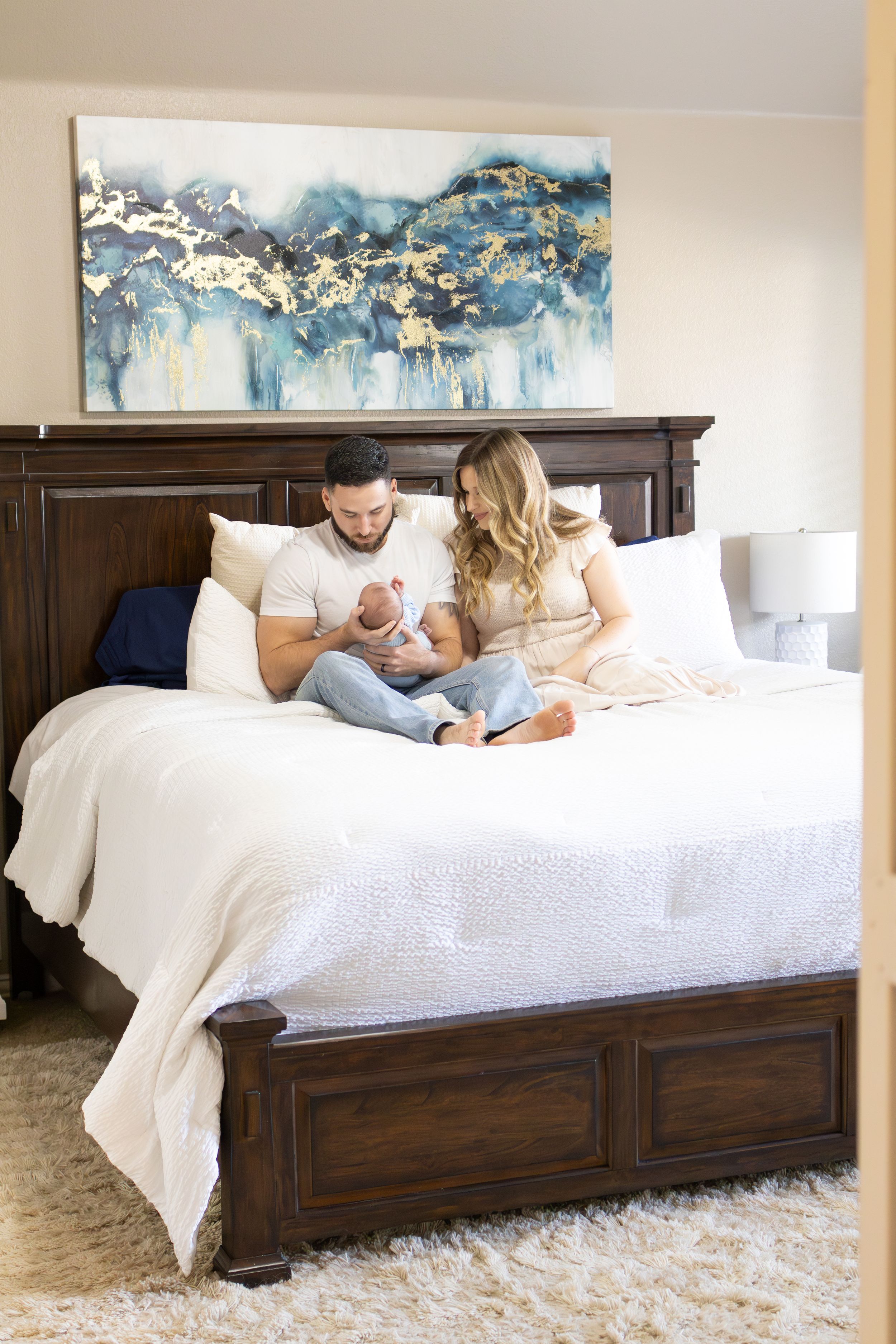 lifestyle newborn photographer in waxahachie