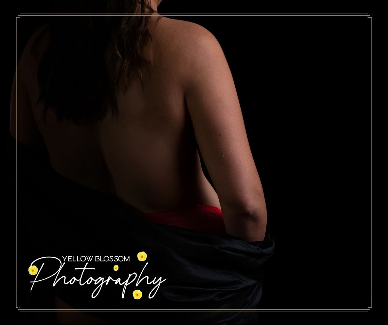 Artistic black and white boudoir photography collage showing intimate poses in lingerie.