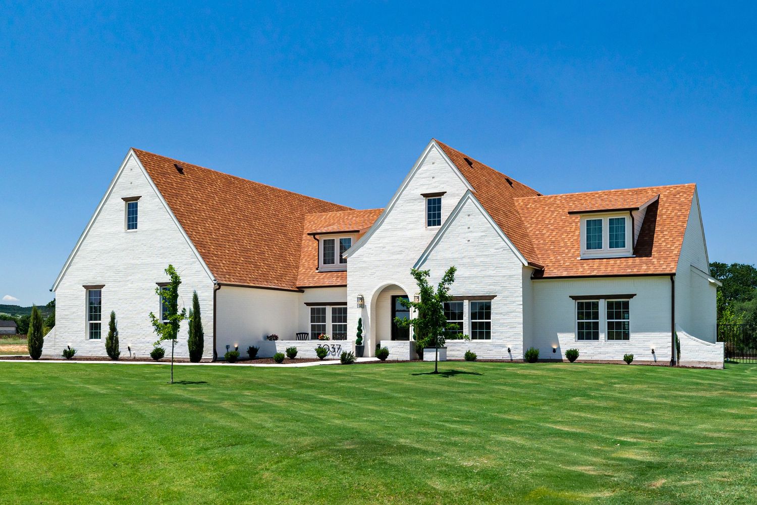 newly built luxury home Fort Worth with views real estate photography