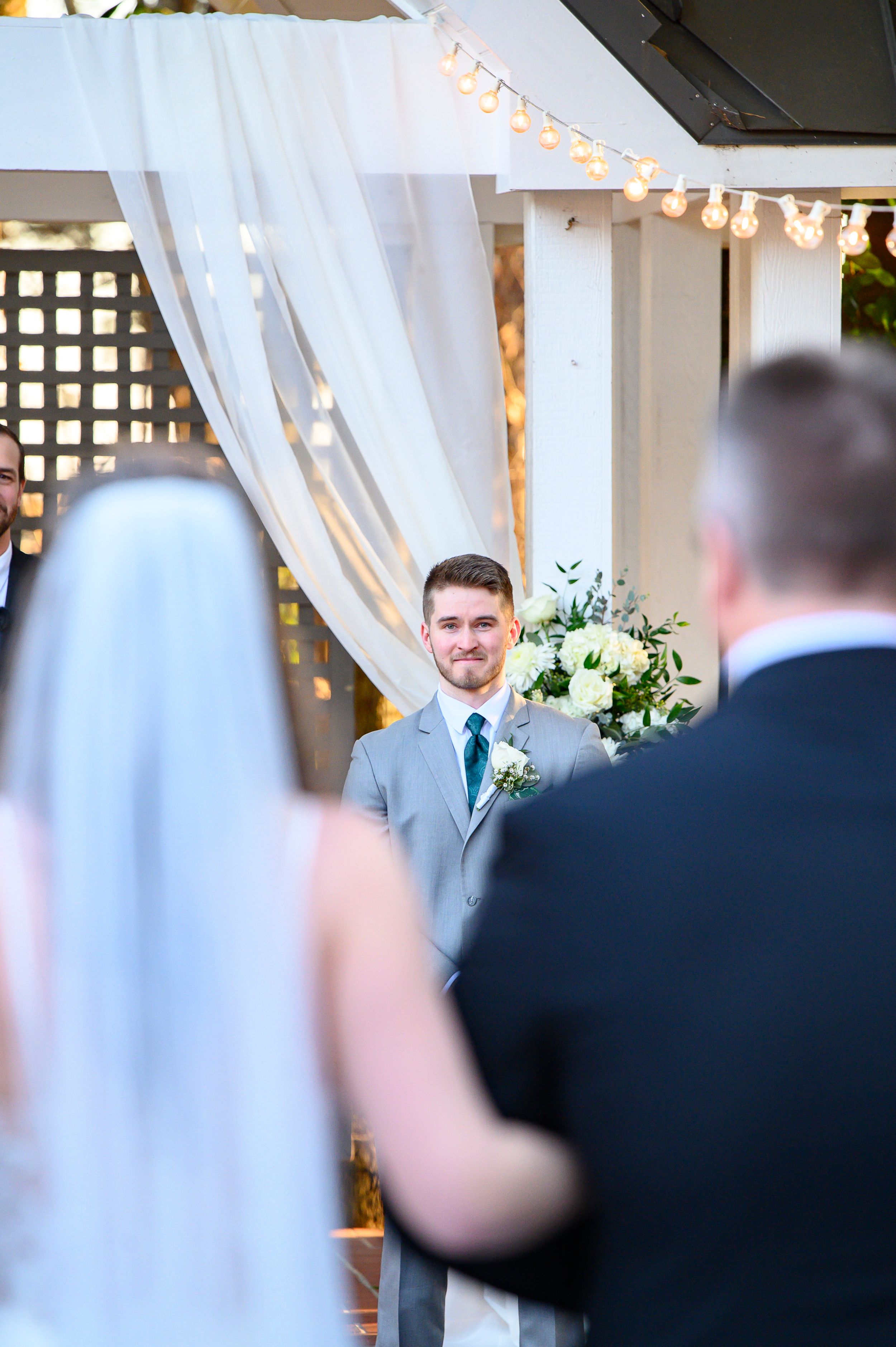 wedding ceremony photos at flint hill in norcross, georgia