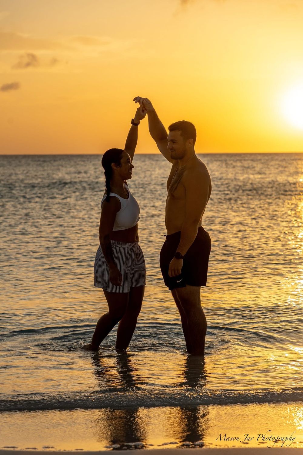 COUPLES SESSIONS IN TURKS AND CAICOS, PUERTO RICO AND THE BAHAMAS, MASON JAR PHOTOGRAPHY