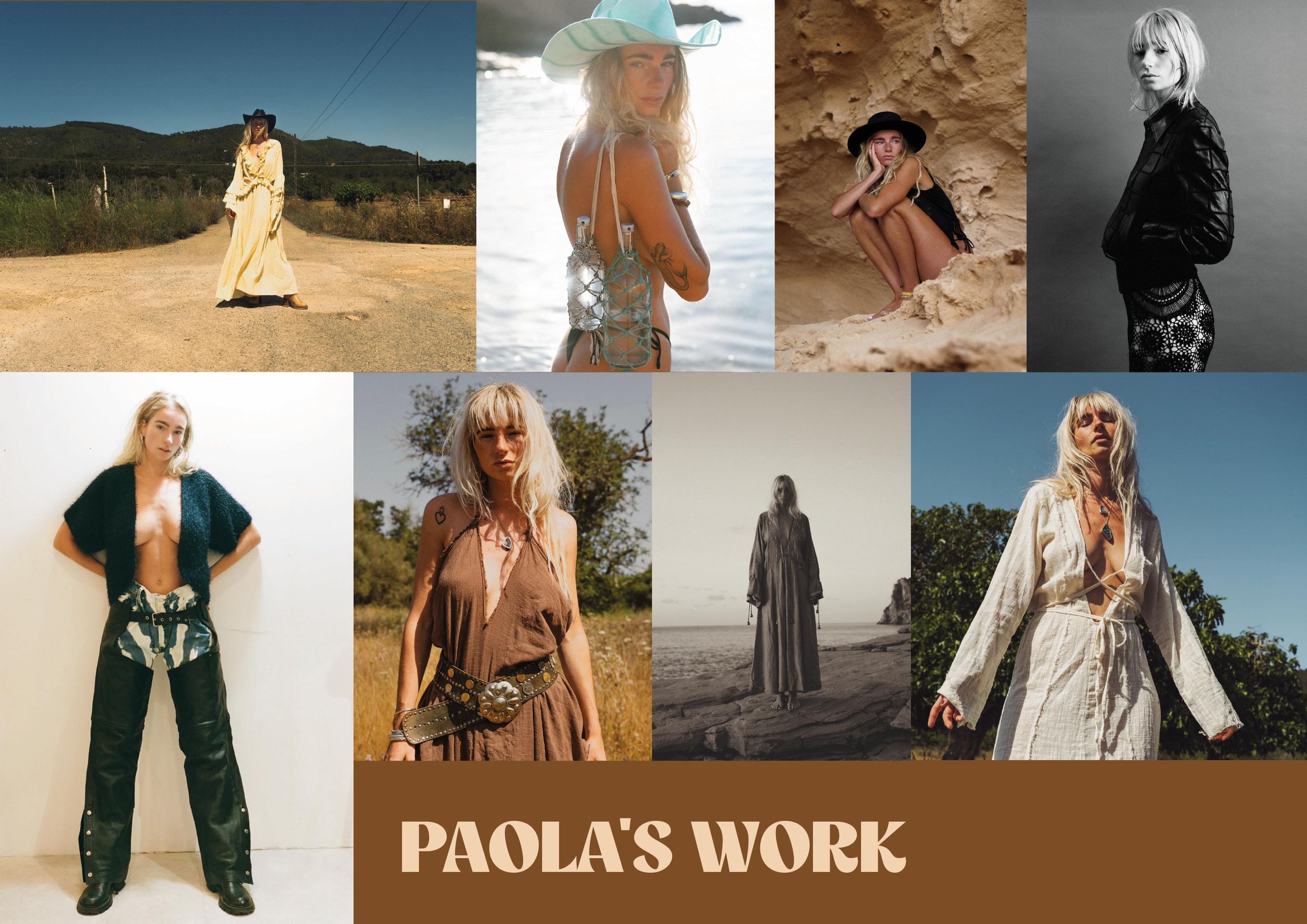 A series of outdoor photography portfolio shots arranged in a horizontal strip.