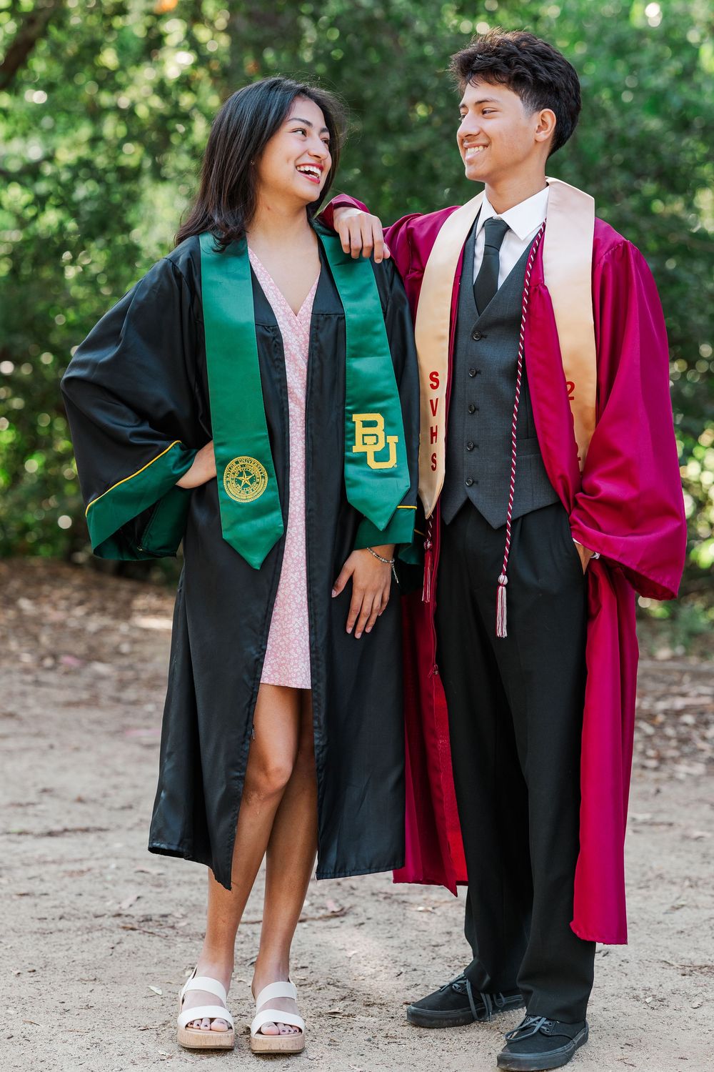 High school and college graduates at Corriganville Park in Simi Valley celebrating milestones with outdoor portraits.