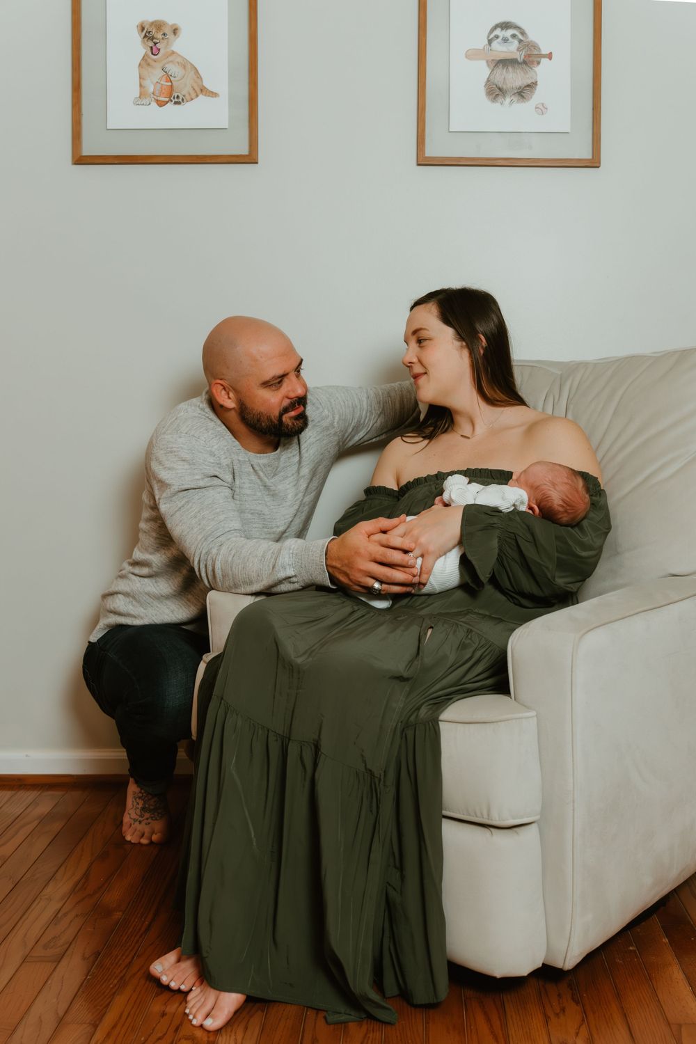 In home newborn photographer in metro Atlanta, GA | Amanda Mainor Photography