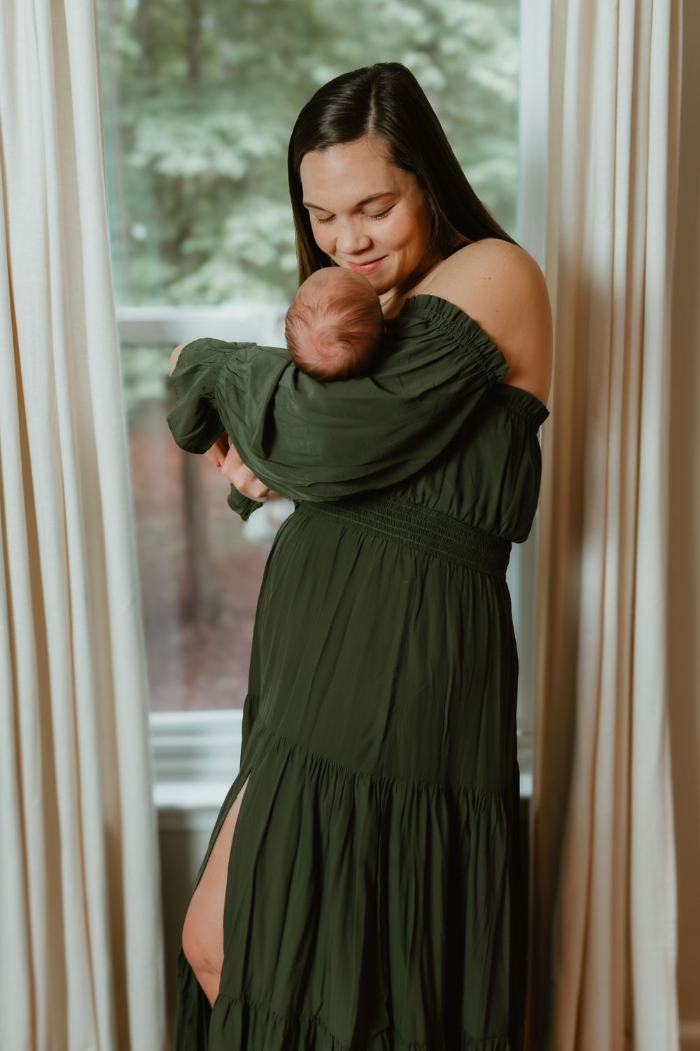 In home newborn photographer in metro Atlanta, GA | Amanda Mainor Photography