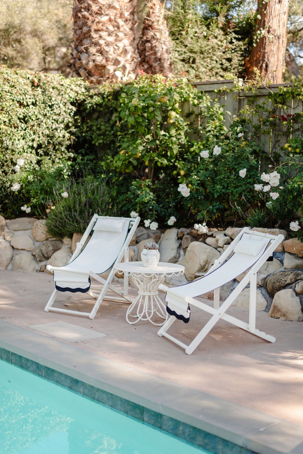 Montecito airbnb Photography Meg Sandu Patio Set