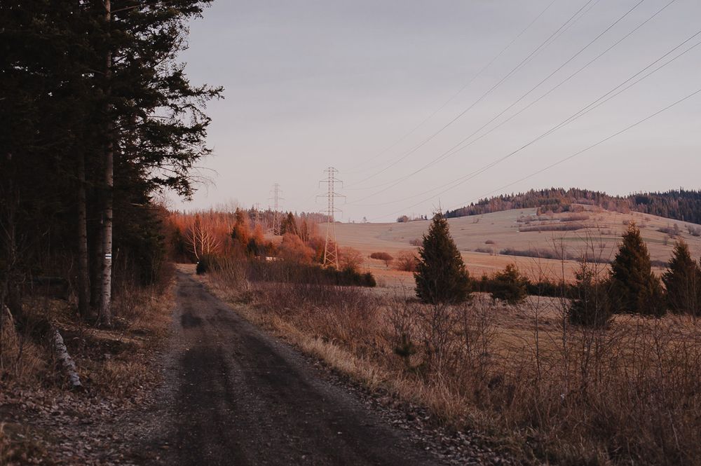 W drodze na Beskid okolice Podsarnia