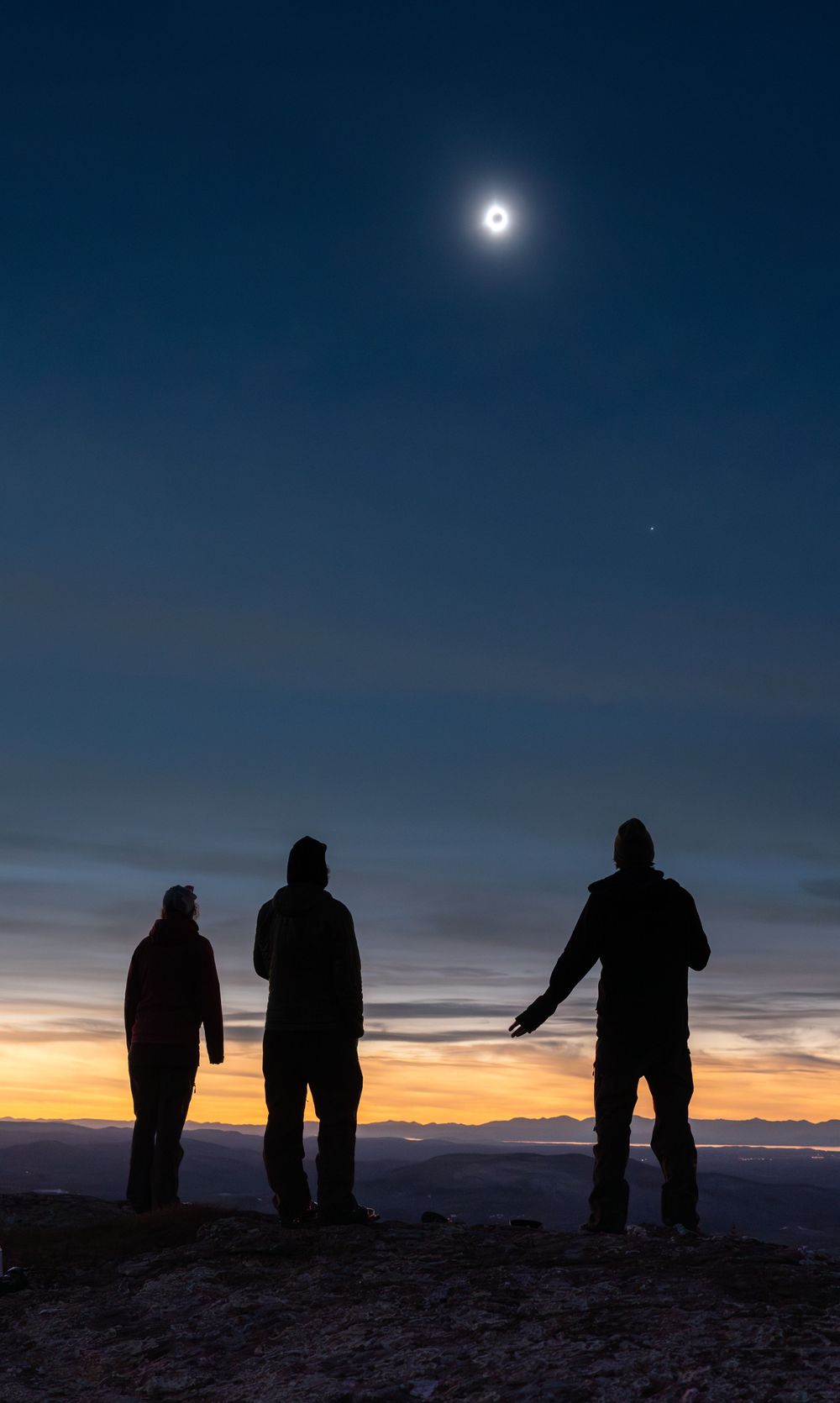 Vermont solar eclipse
