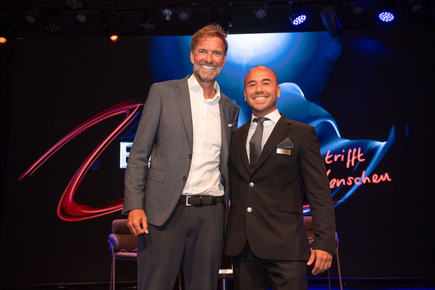Jürgen Klopp German football manager with Rafael Barria Trujillo Split Photo Agency