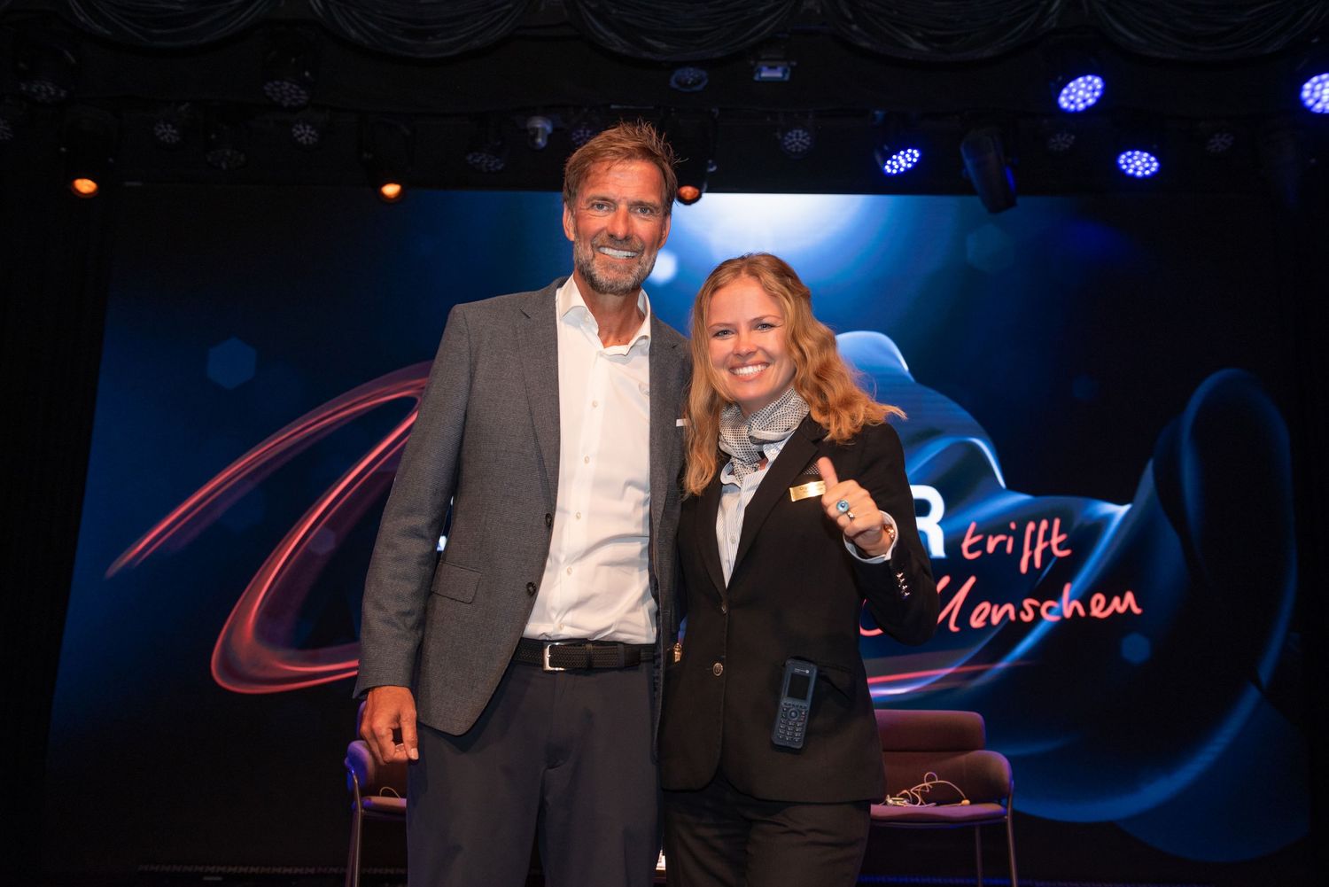 Jürgen Klopp German football manager with Olga Kysliuk Split Photo Agency