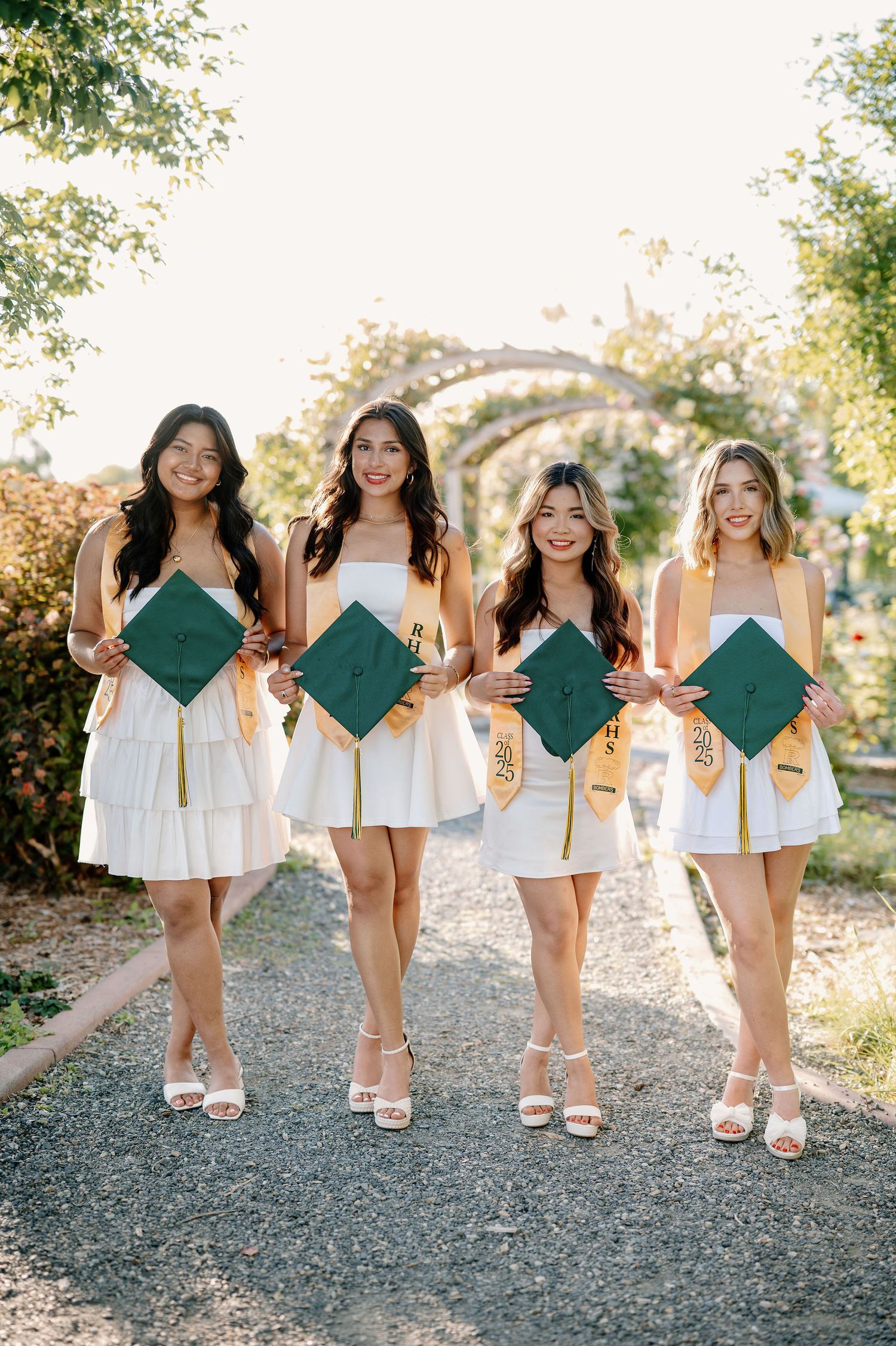 Best Friend Senior Cap and Gown Photos