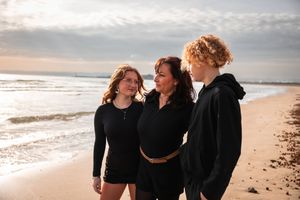 shooting famille plage fos