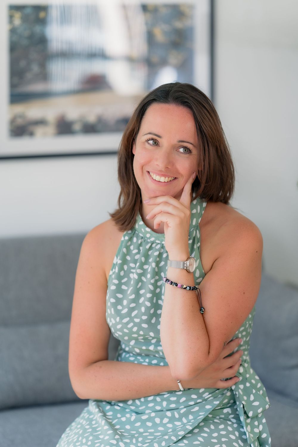 Portrait jeune femme pour réseaux sociaux