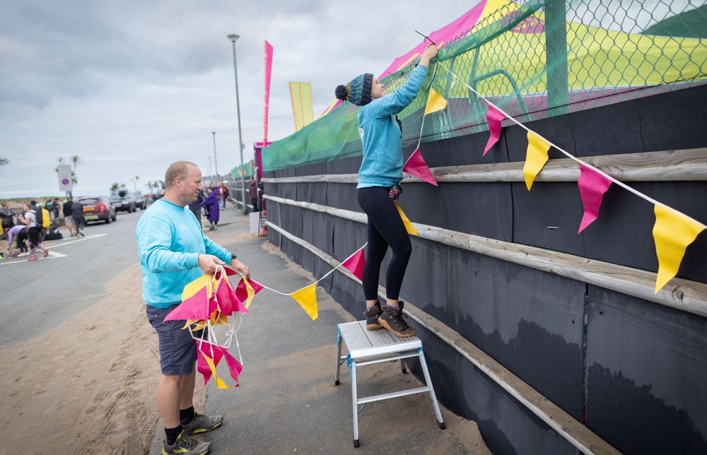 Event photography Mid wales Hurly Burly swim Level Water Barmouth