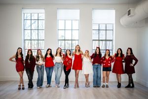 Valentines Day Mini Shoot Senior Rep Team Fort Worth Texas
