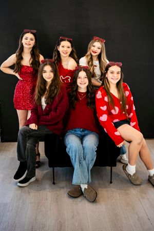Valentines Day Mini Shoot Senior Rep Team Fort Worth Texas
