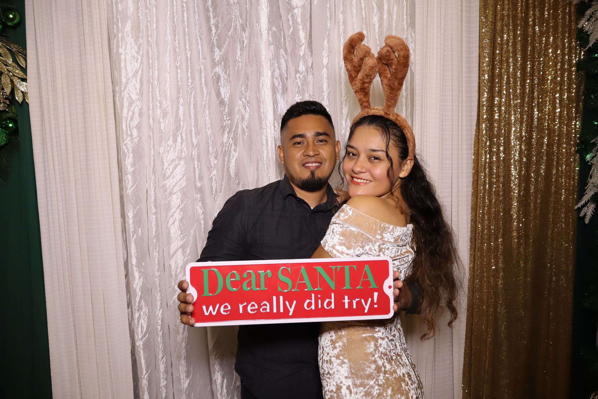 Couples have fun and enjoy creating memories at the staff Christmas Party.