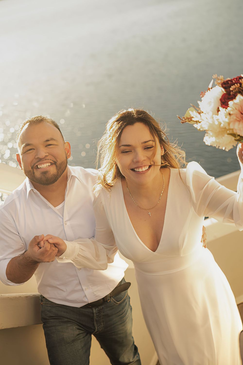 Bride and groom elopement portraits in CDA Idaho. Taken by Jessica Rae Photography.
