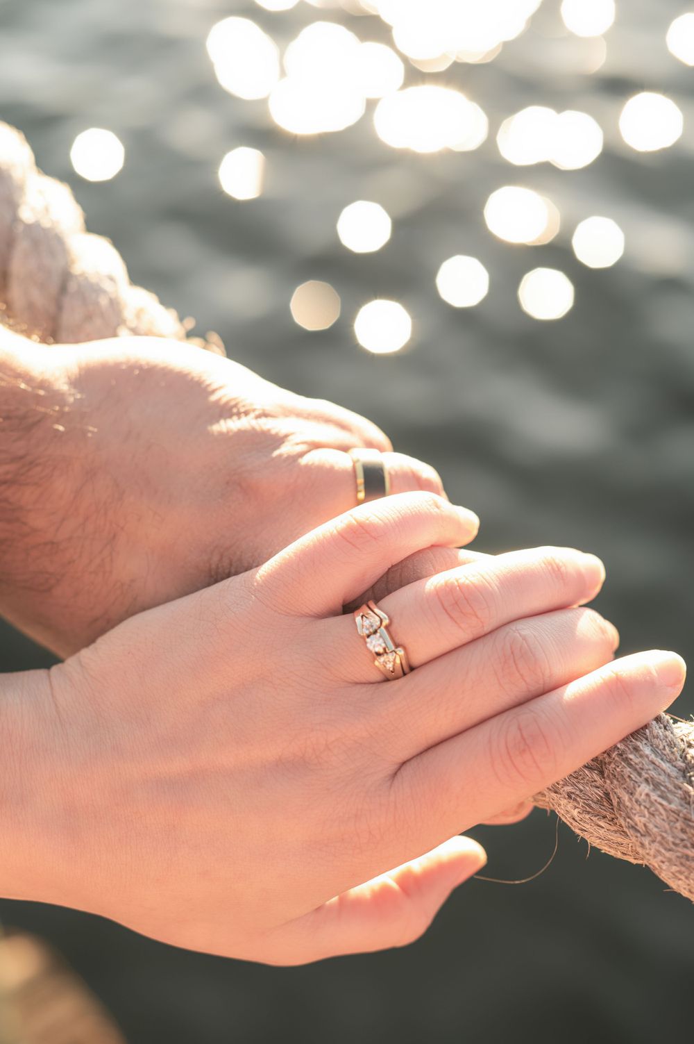 Details photo of rings for bridal portraits in CDA Iadaho. Taken by Jessica Rae Photography.