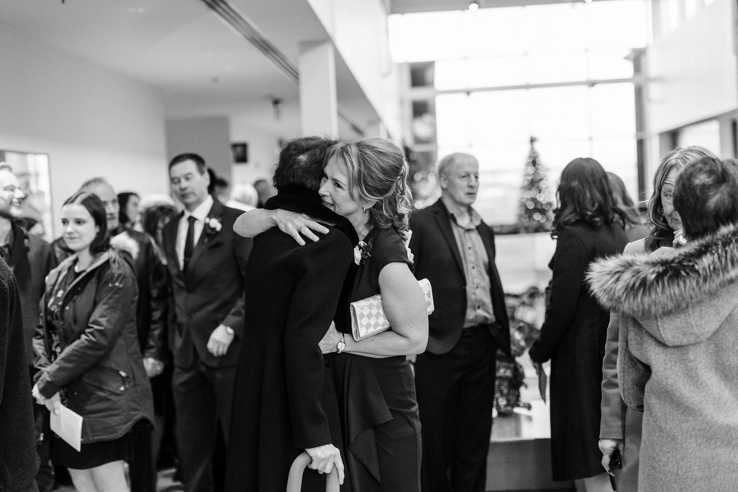 A group of people dancing and socializing at what appears to be a party or celebration event.