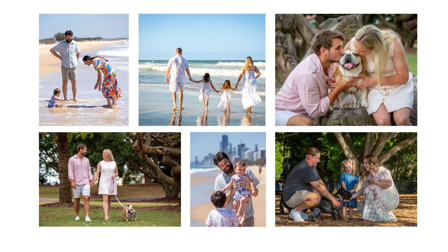 Family photography on the Gold Coast at beaches and parks, documenting real interactions, movement, and meaningful moments together.