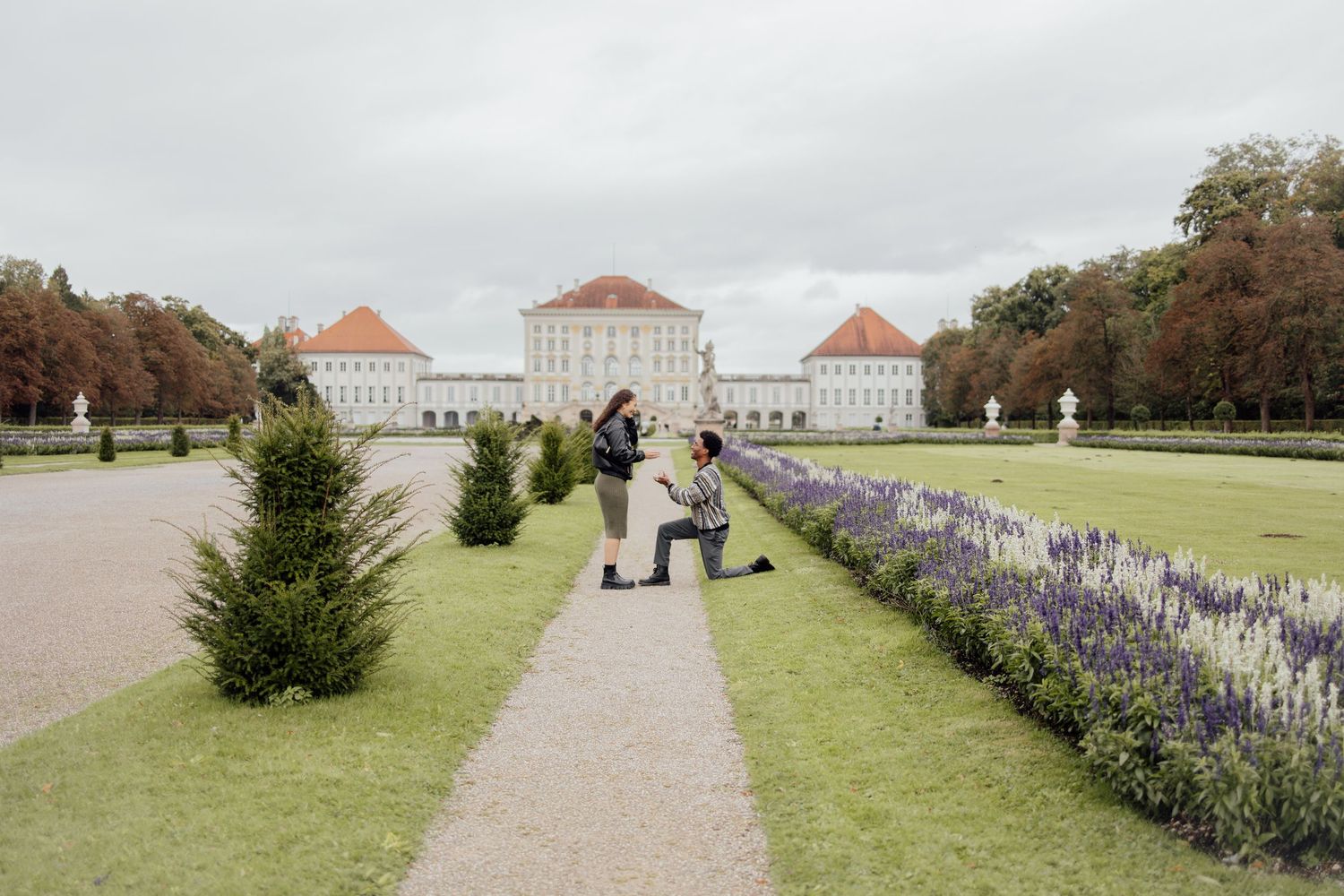 Munich Elopement Photographer - Munich Proposal Photographer - Munich Couples Photographer - Engagement in Nymphenburg Palace Johanna Patton