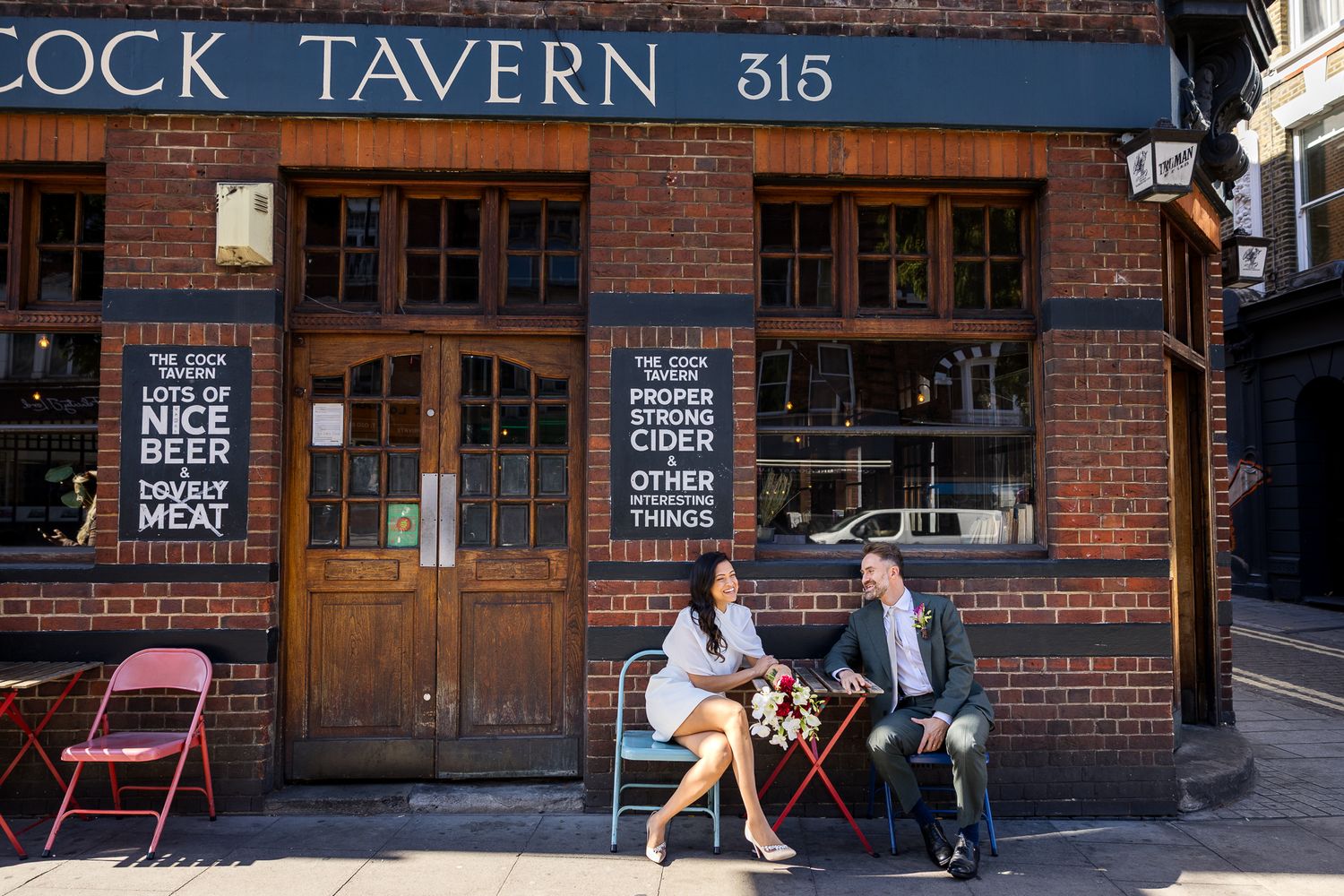 wedding reception at pub in london