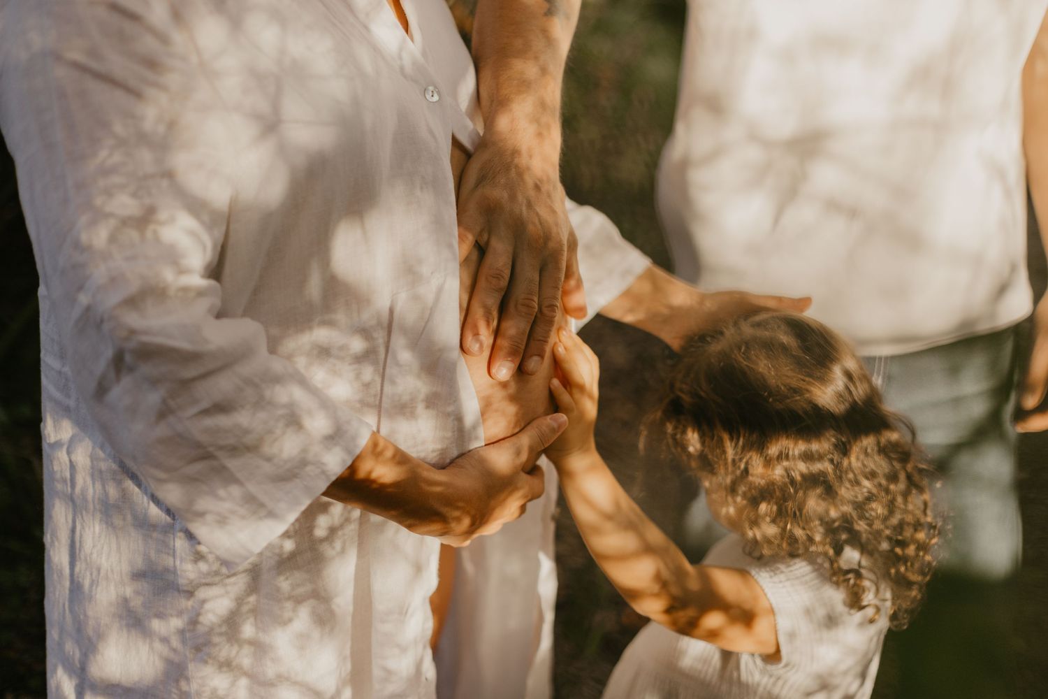 Delicate hands holding dried flowers and natural elements in artistic composition.