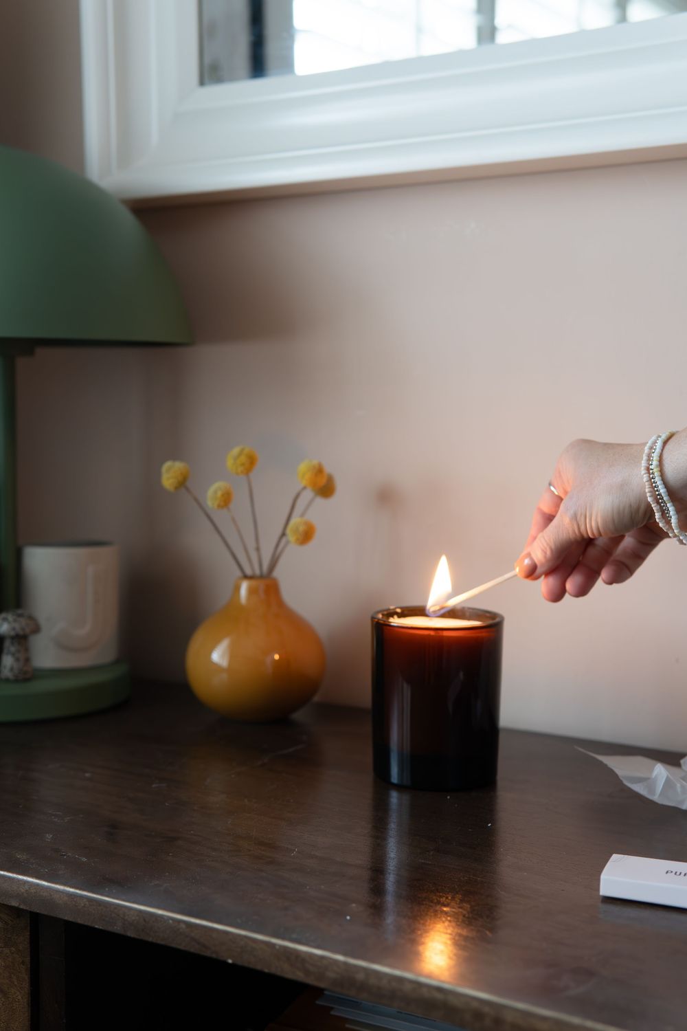 Purscents candles - good for you, good for your home and good for the environment. Photographed by BLOOM Fabulous Photography.