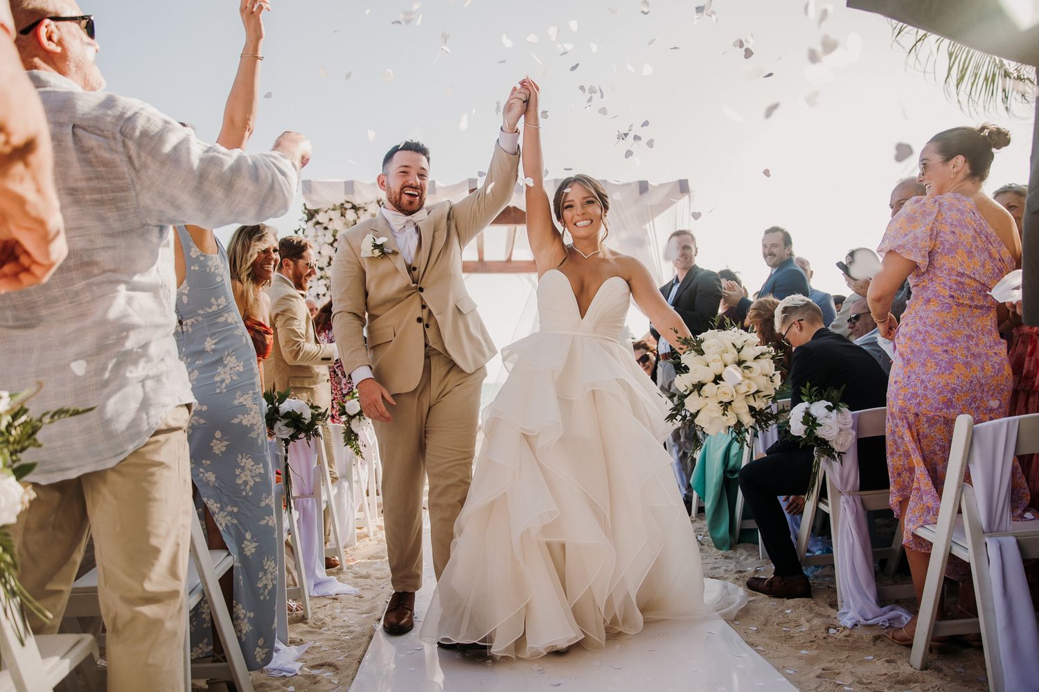 A collection of wedding celebration photos showing dancing, ceremonies, and receptions in various indoor and outdoor settings. El Dorado