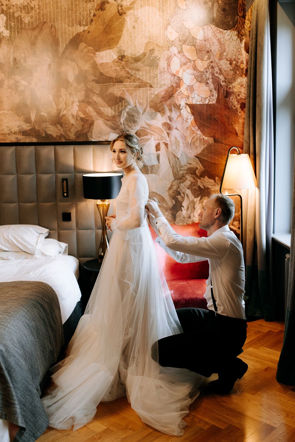 Kāzas Grand Poet hotel Līgavas rīts