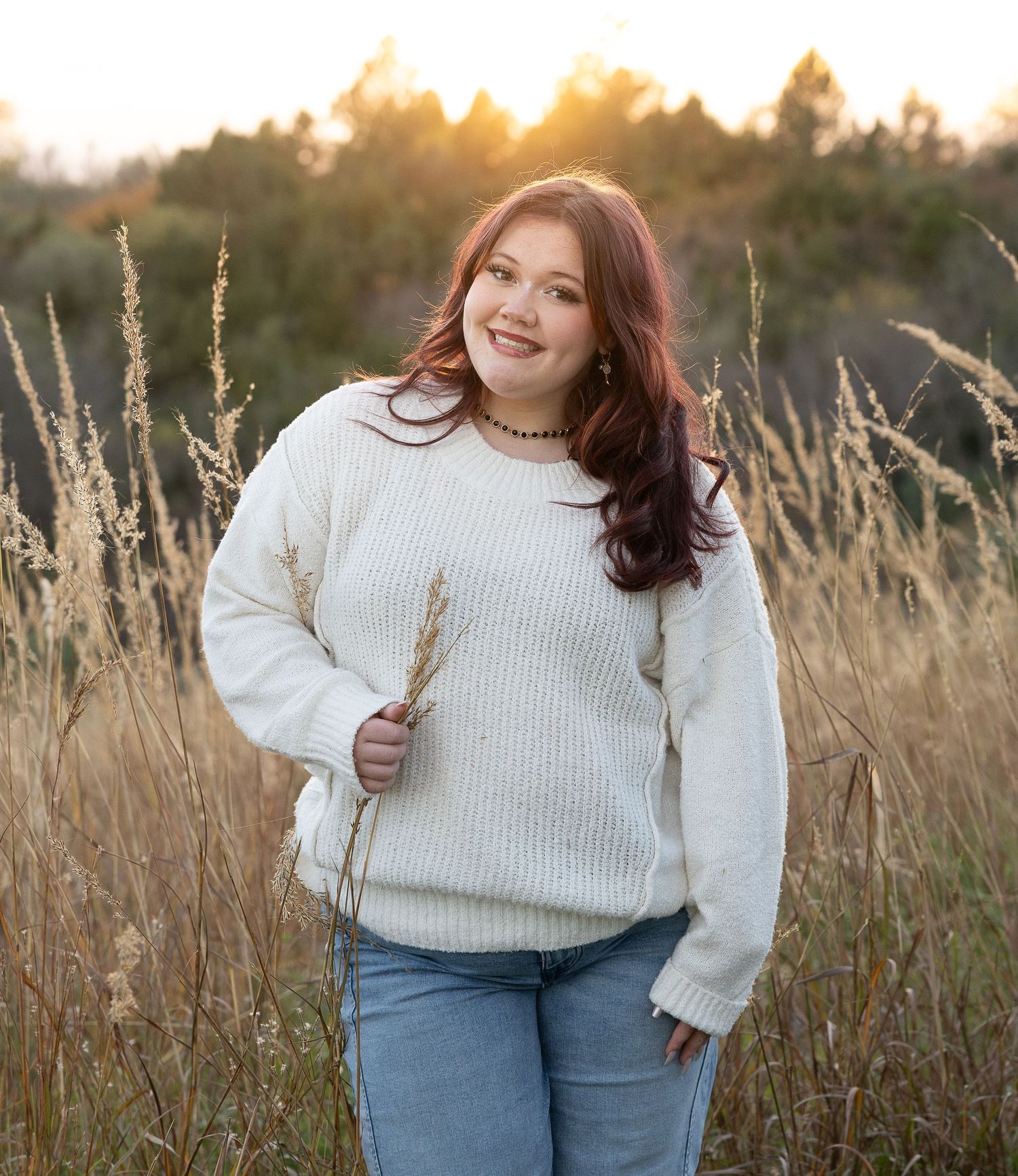 Senior session in Blair, Nebraska at Black Elk-Neihardt Park. Gorgeous golden hour sessions.