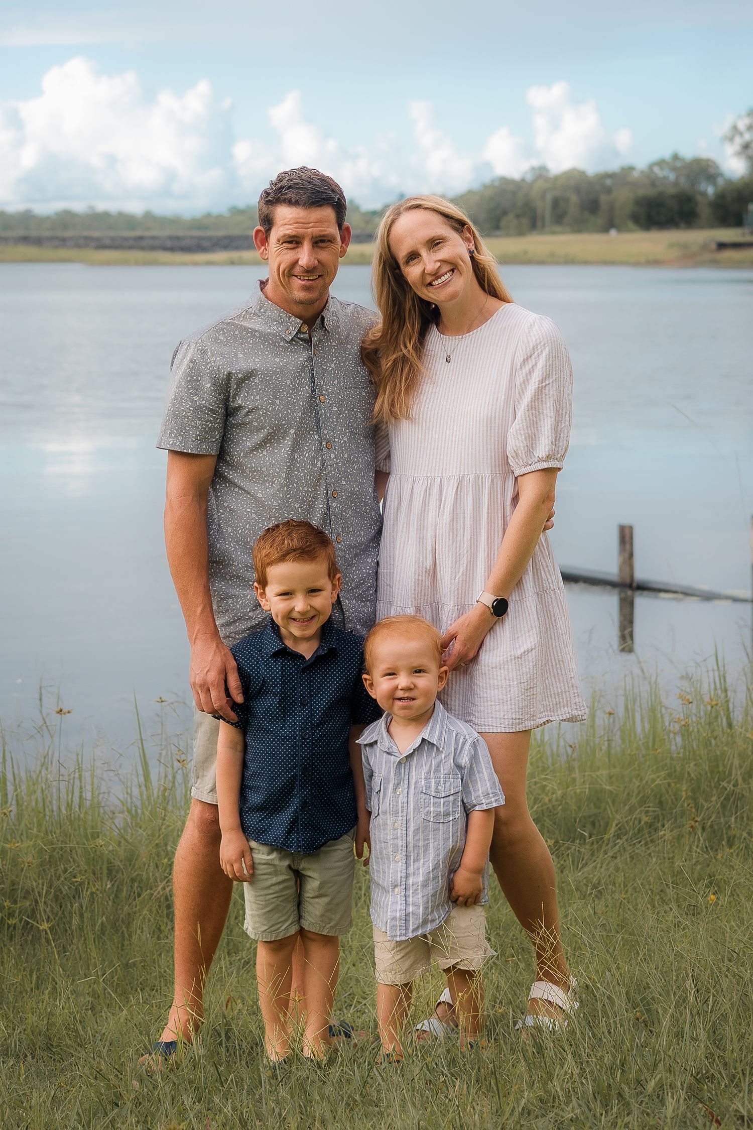 Family portrait session outdoors in natural light in Brisbane