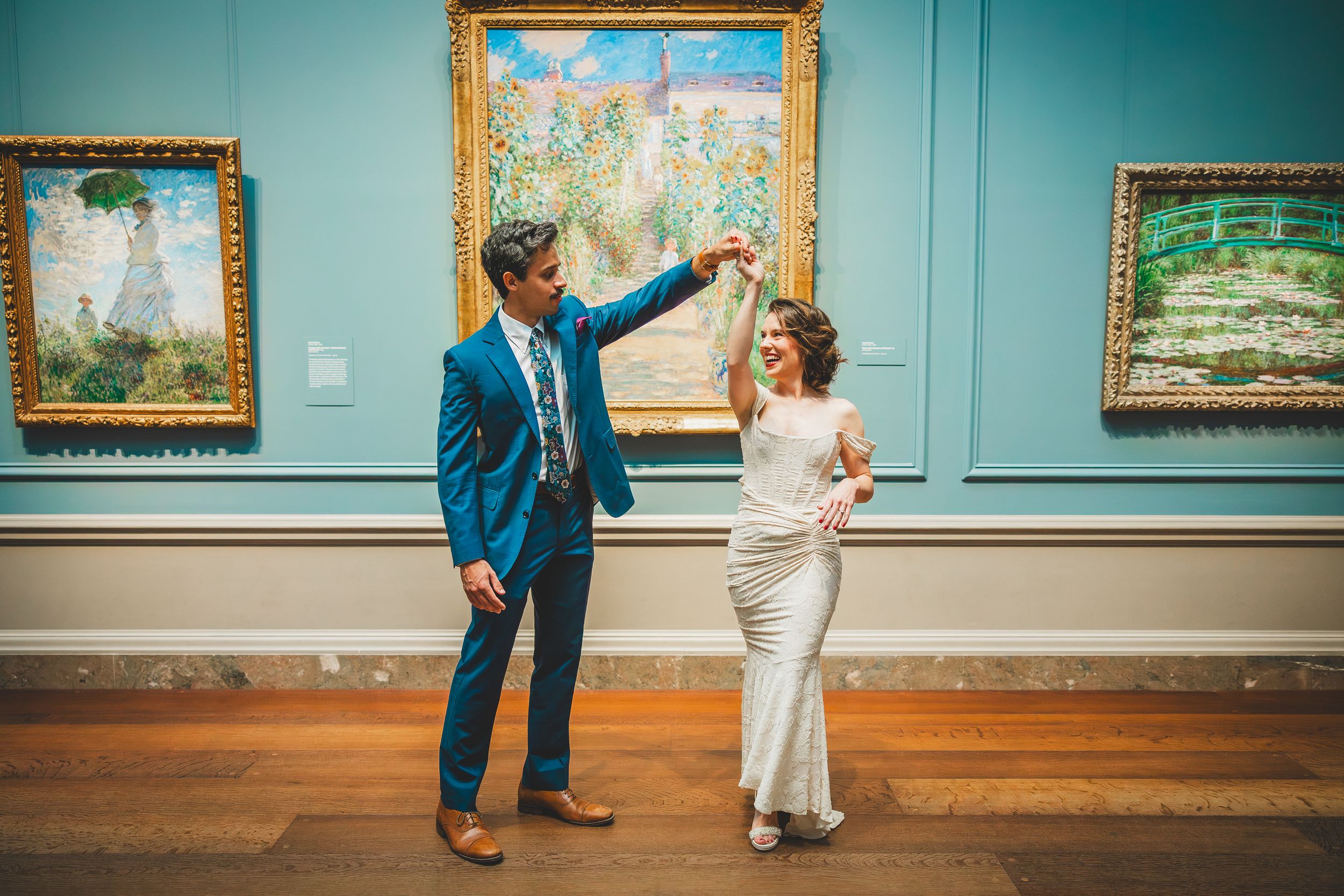 National Gallery Of Art in DC 2 hour engagement session