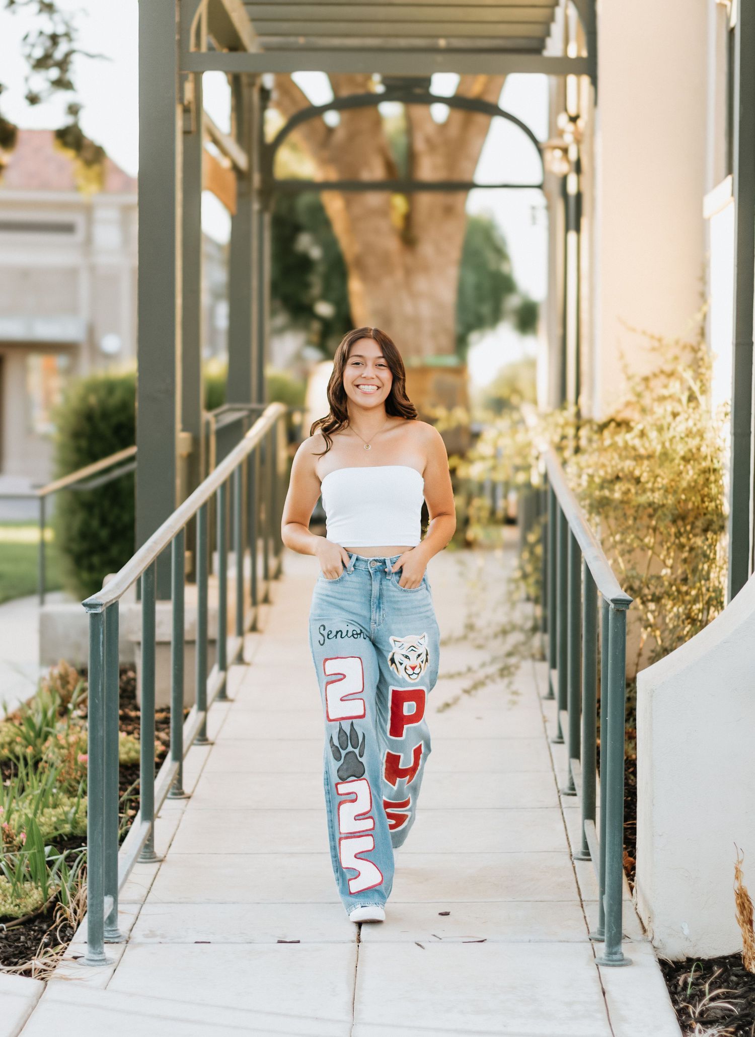 Senior portrait photography in downtown Patterson.
