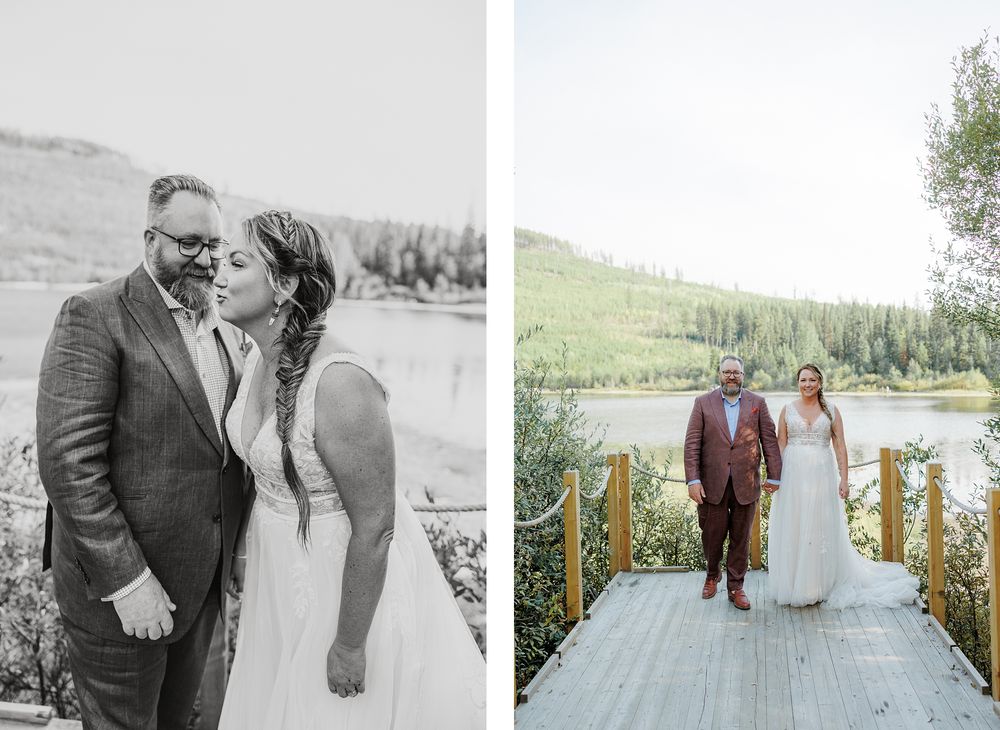 Chute Lake Wedding.  Summerland and Penticton wedding photographer.