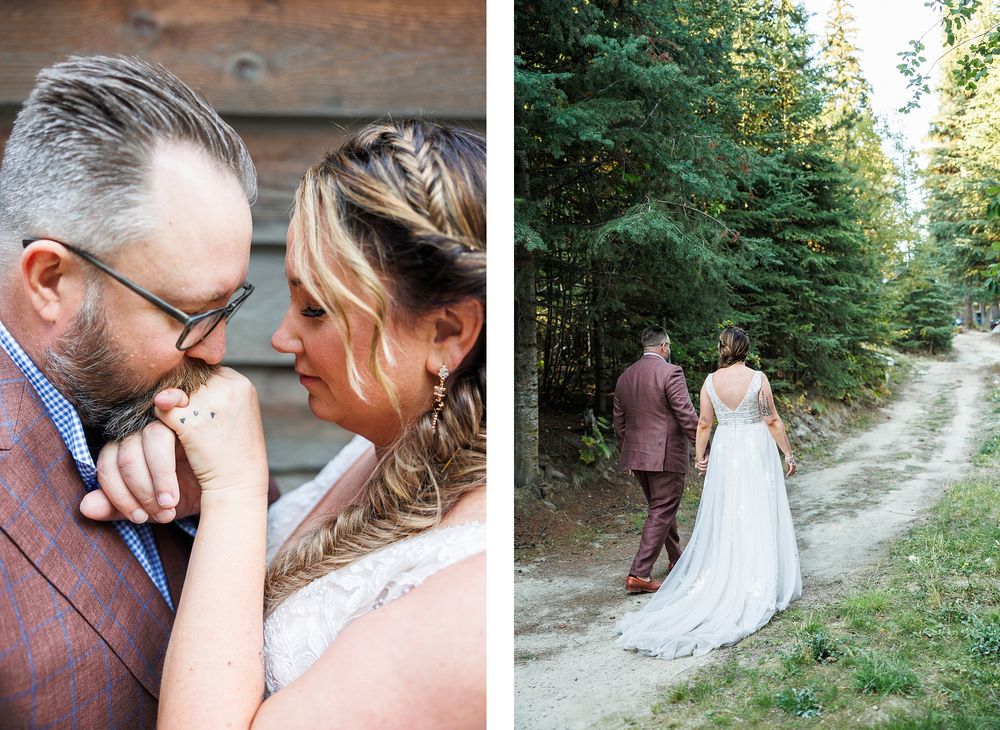 Chute Lake Wedding.  Summerland and Penticton wedding photographer.