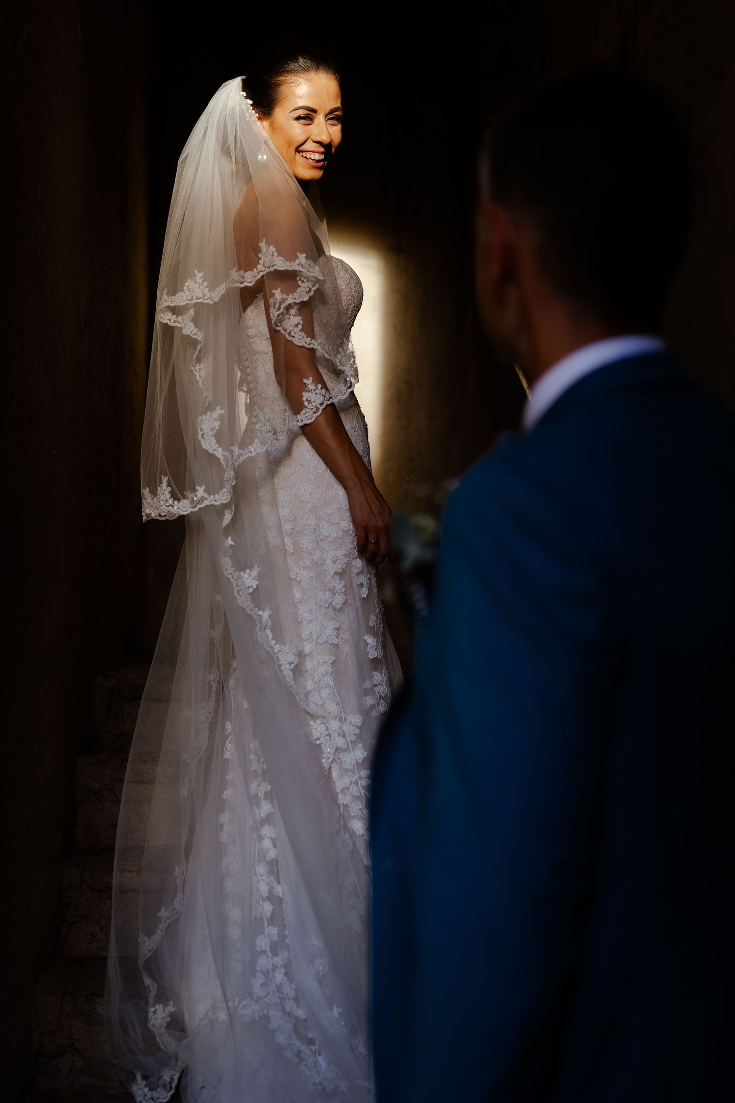 bride at Villa Sofia Sirtori Lake Lecco