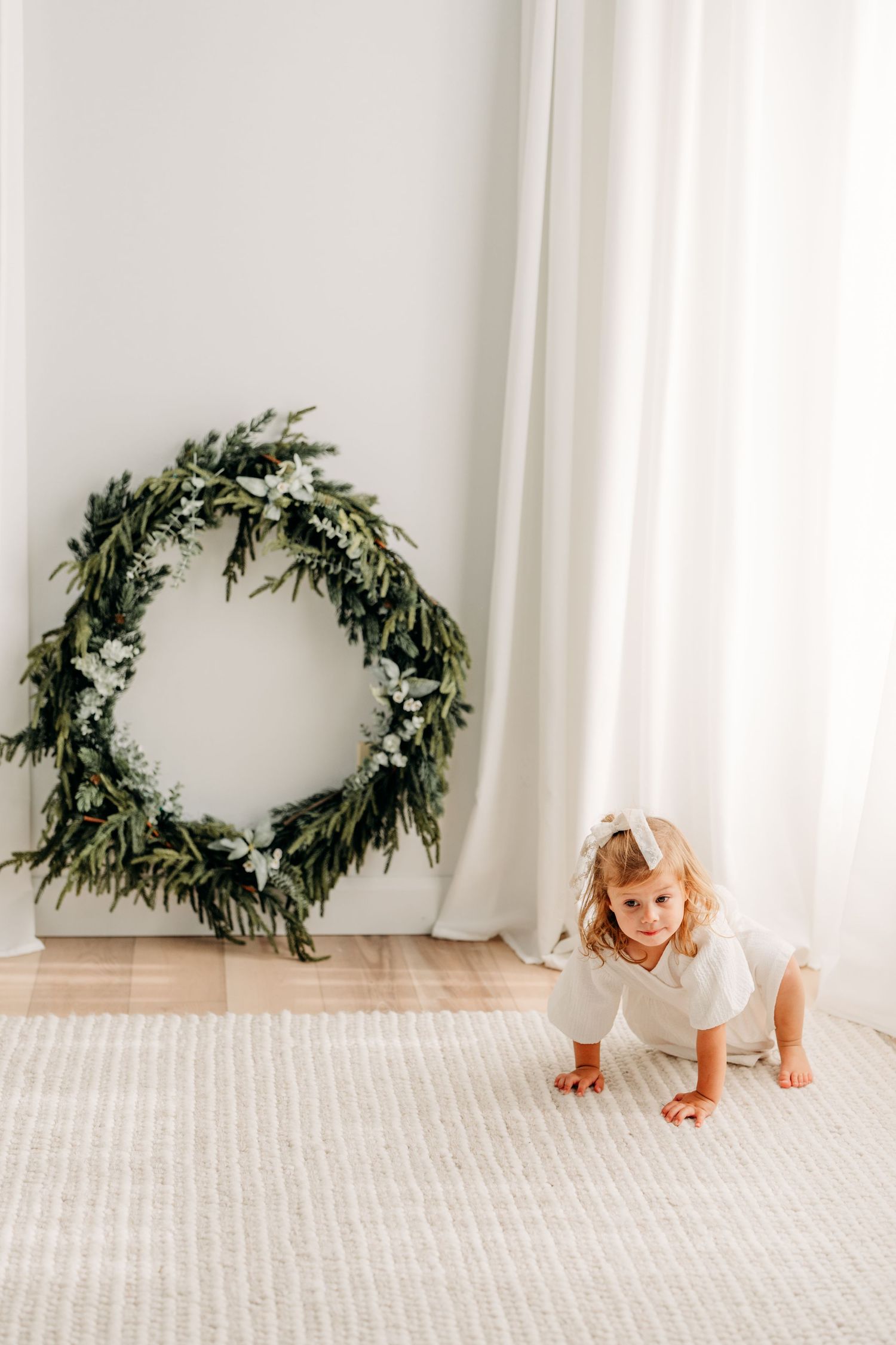 Mini-séance de Noël en studio Saint-Augustin-de-Desmaures - Photographe de maternité, nouveau-né et famille