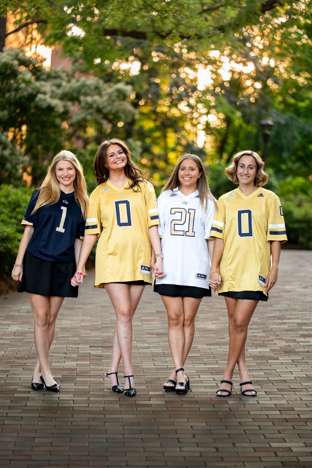 Georgia Tech tech tower walkways the best photo spots for GT graduation portraits