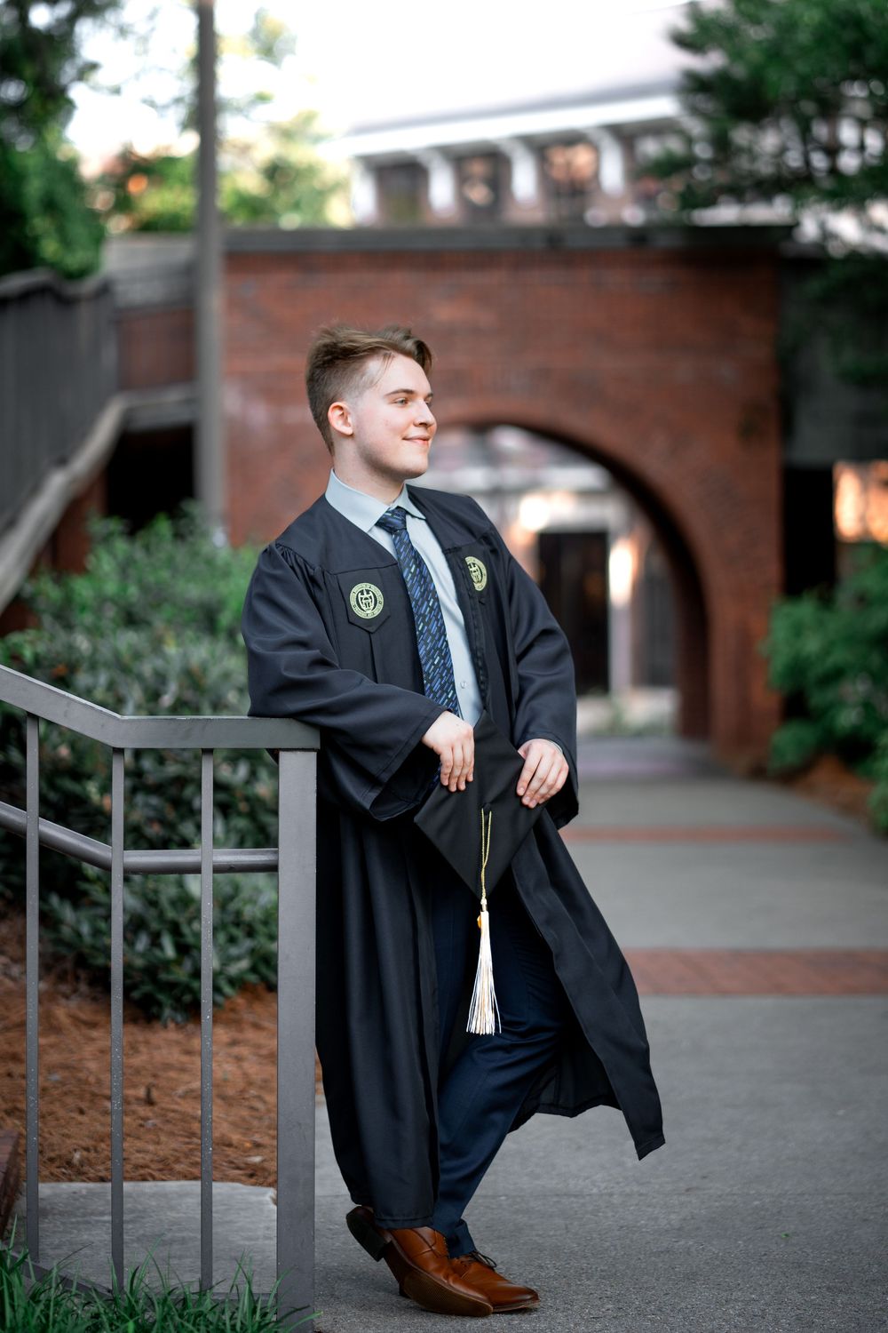 Georgia Tech north avenue bridge archway the best photo spots for GT graduation portraits