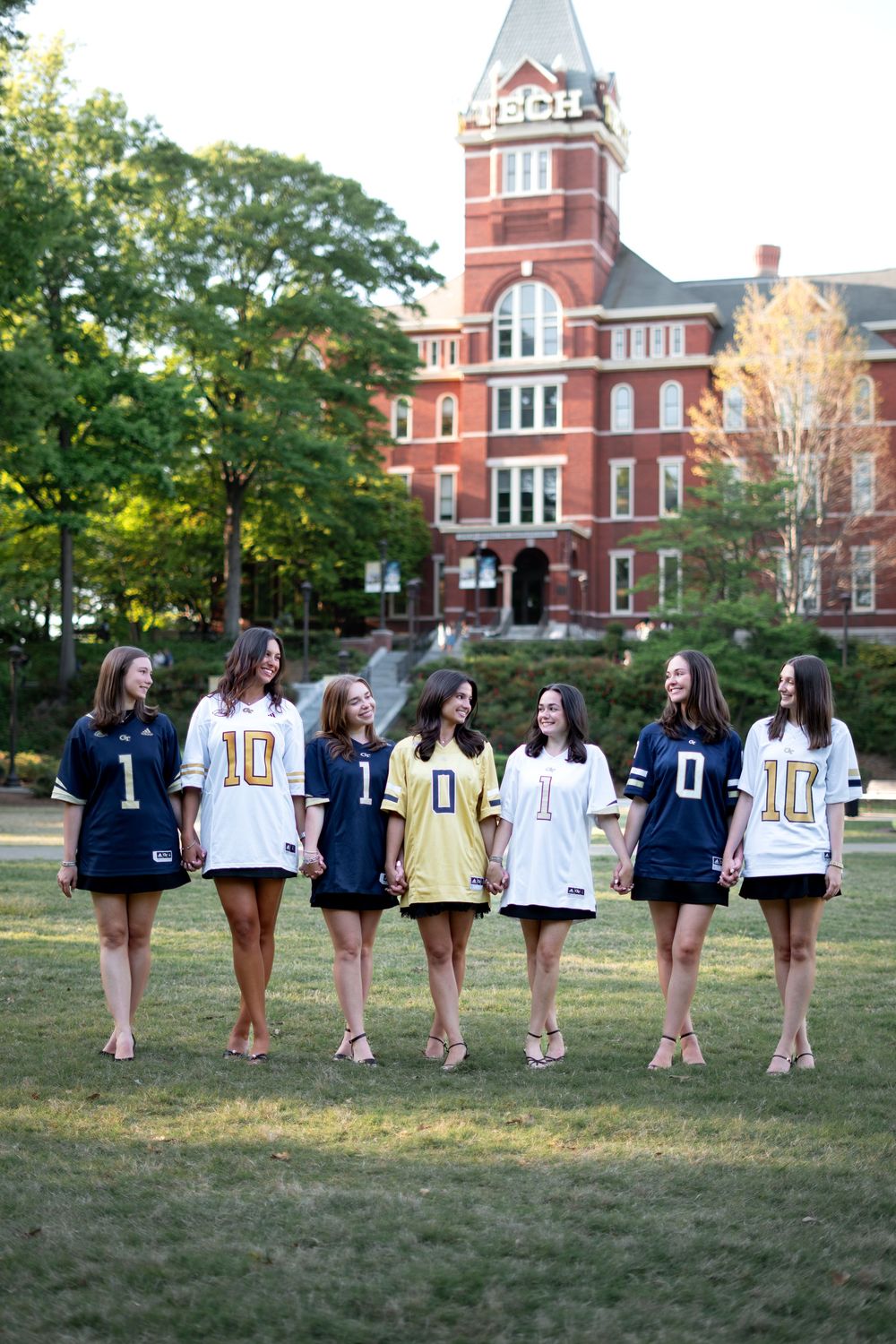 Georgia Tech tech tower background the best photo spots for GT graduation portraits