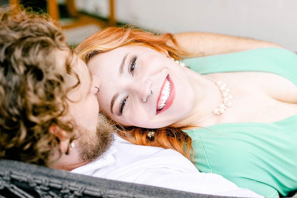 Just two hearts in love, captured at Bansen Farms in Gastonia, NC