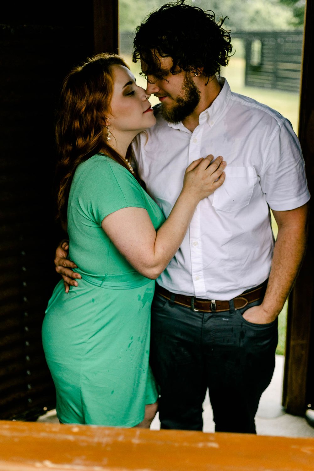 Forever feelings, warm light, and timeless images from this Gastonia couples session.