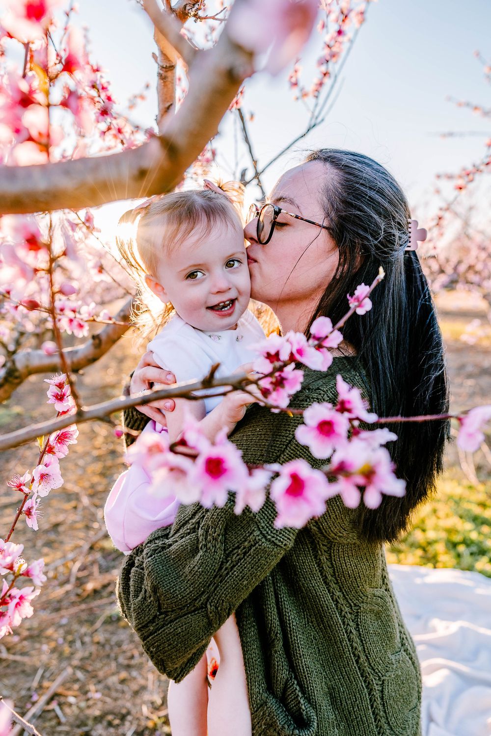 Peach trees, tiny hands, and a mama’s heart full of joy. Clover, SC never disappoints.