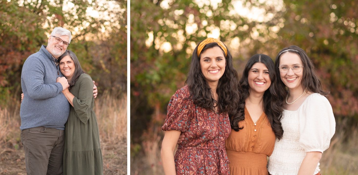 Large extended family session in fall by Bartlesville Family photographer Kristi Bray