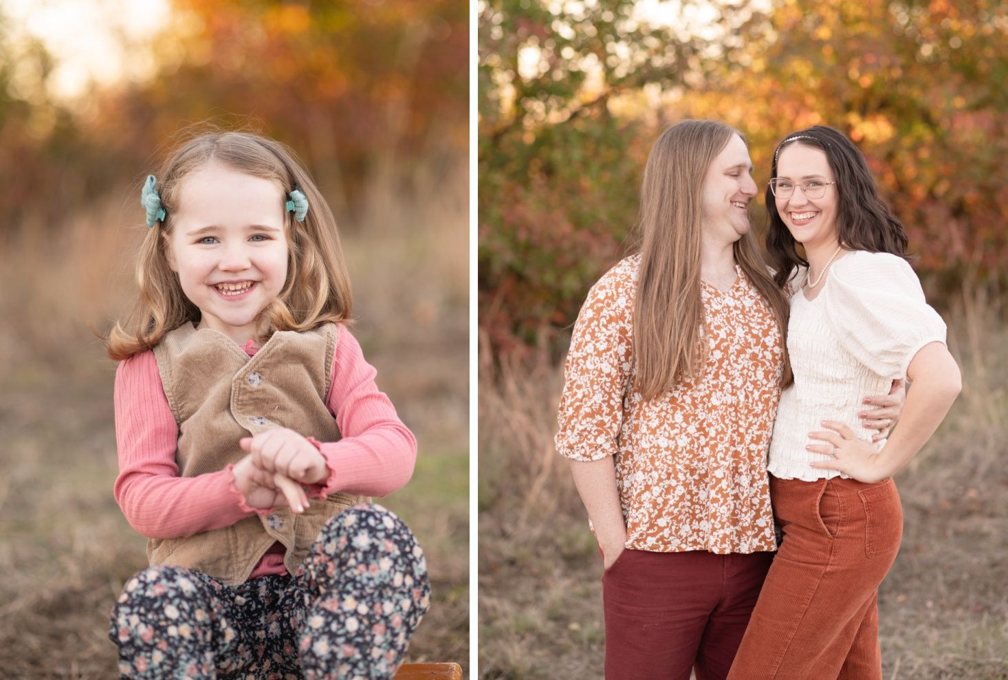 Large extended family session in fall by Bartlesville Family photographer Kristi Bray