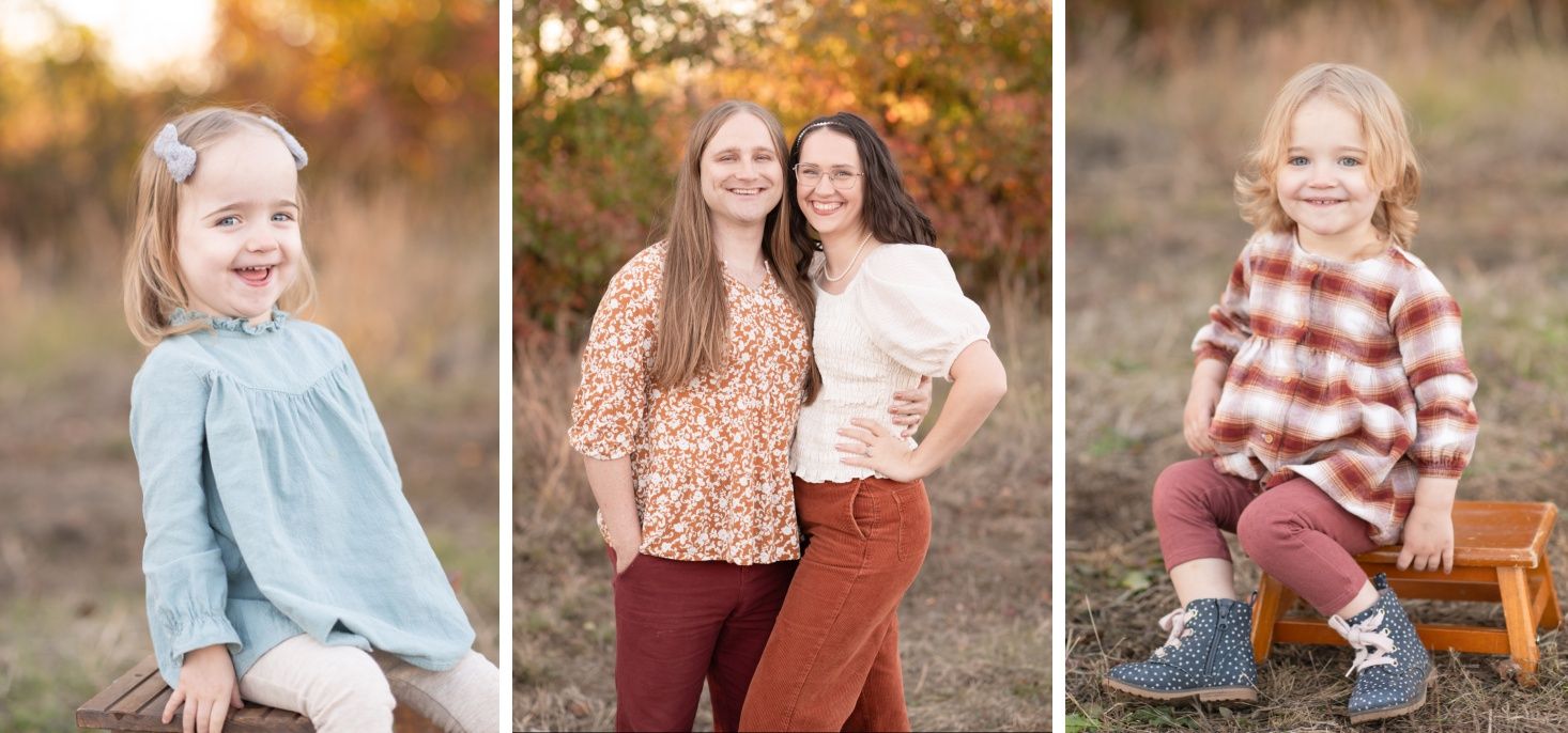 Large extended family session in fall by Bartlesville Family photographer Kristi Bray