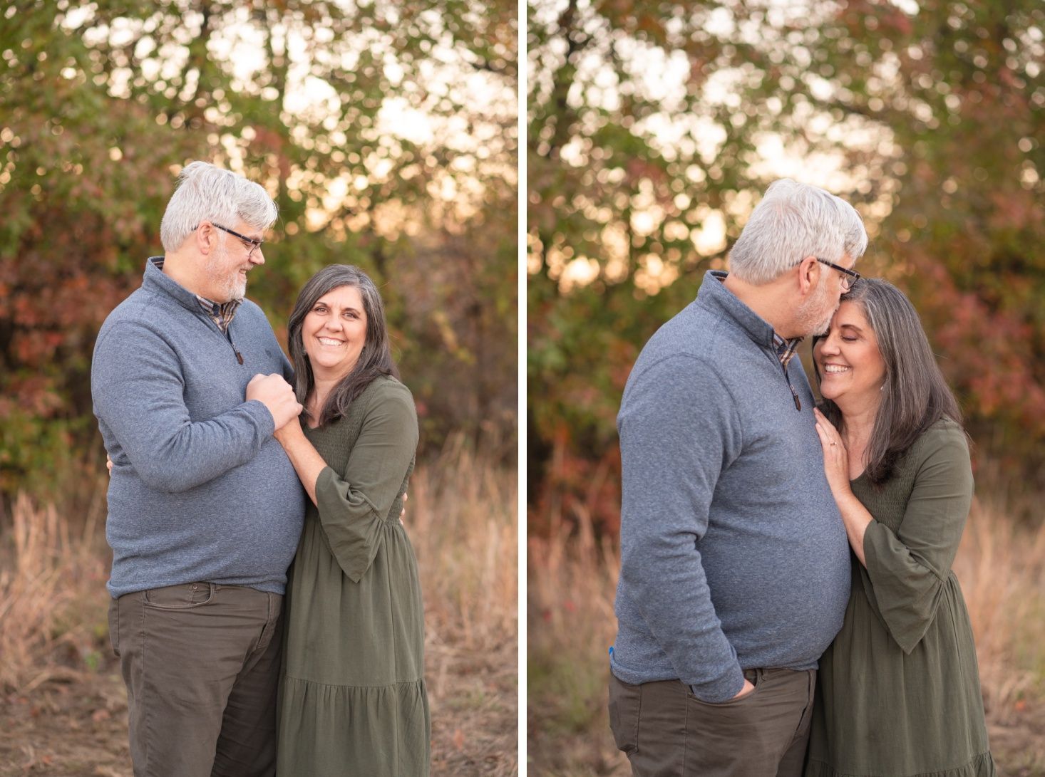 Large extended family session in fall by Bartlesville Family photographer Kristi Bray